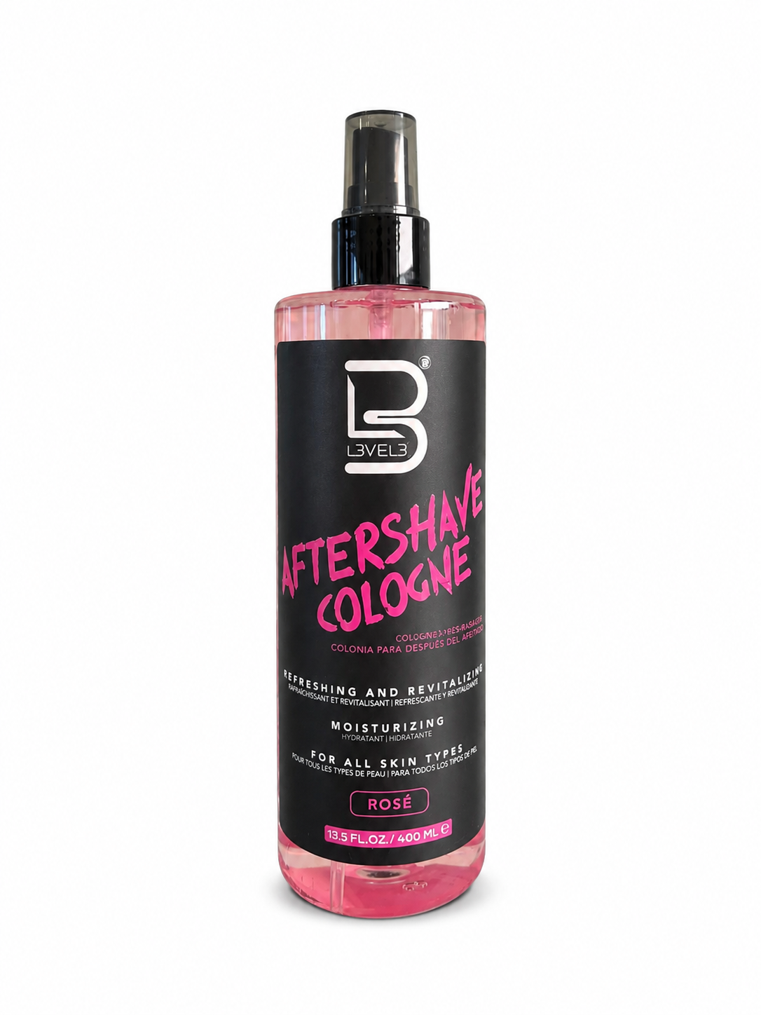 L3VEL3 Aftershave Cologne Rosé – 400 ml